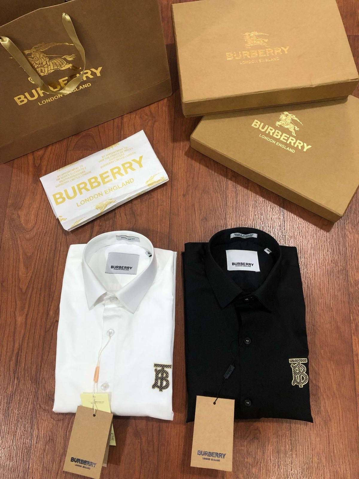 Burberry Black White shirt
