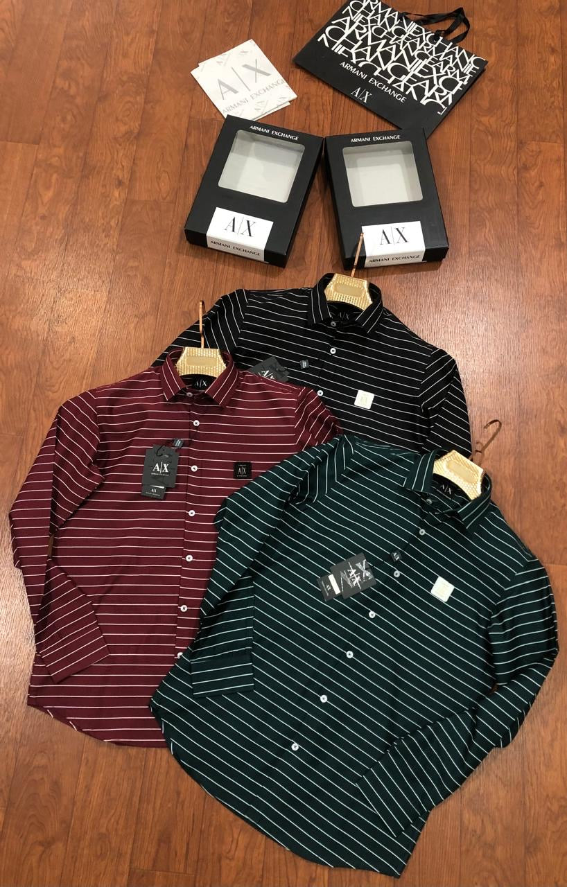 ARMANI EXCHANGE AX GREEN SHIRT