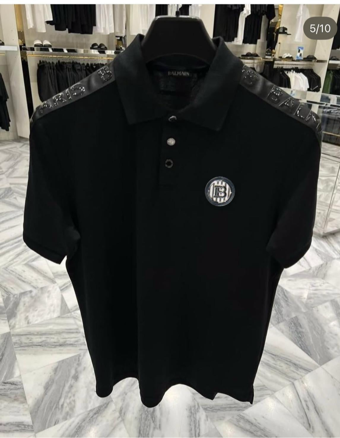 Balmain black tshirt