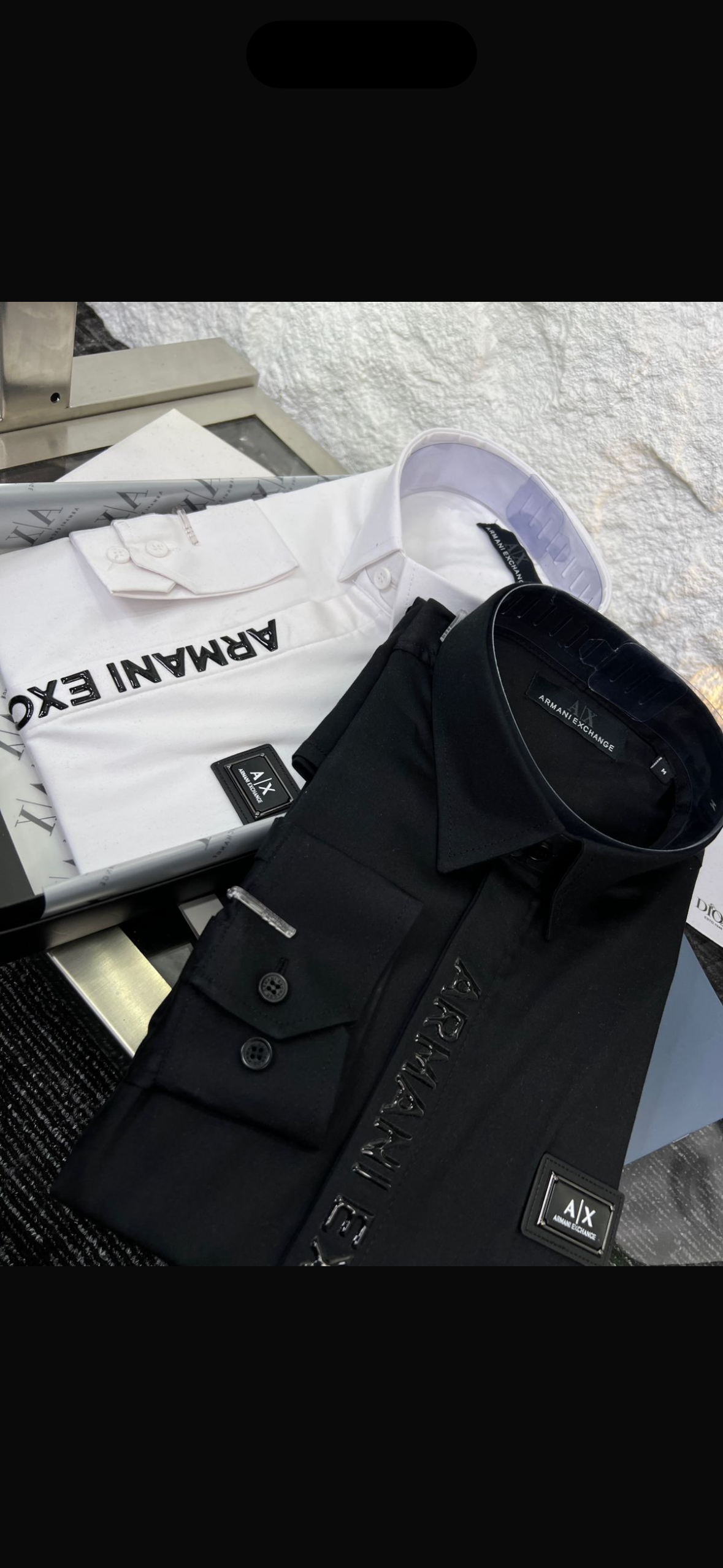 ARMANI EXCHANGE AX WHITE SHIRT