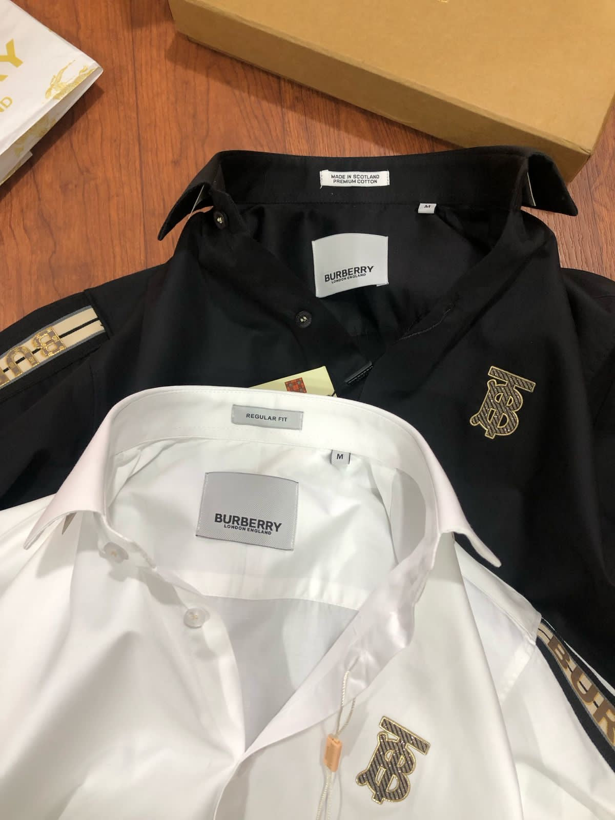 Burberry Black White shirt