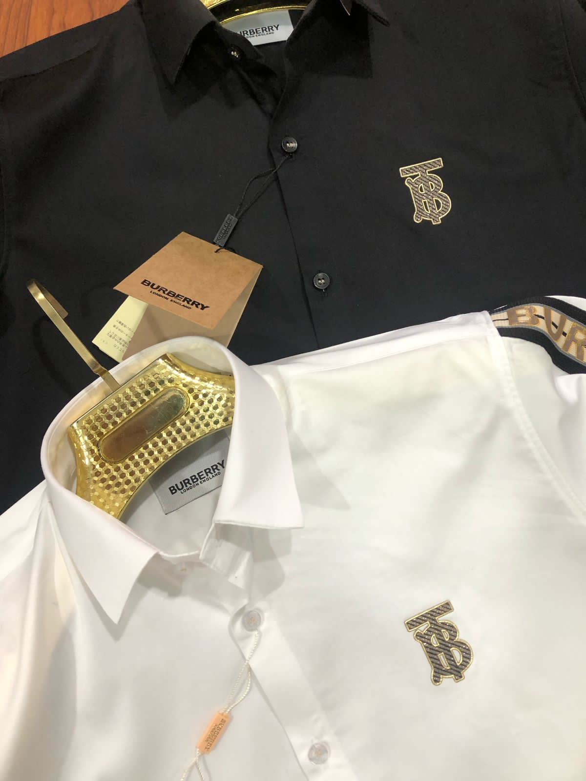 Burberry Black White shirt