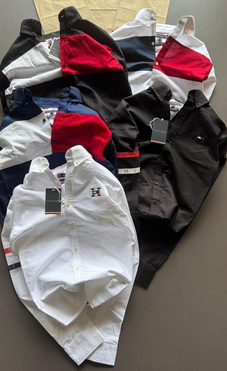 TOMMY HILFIGER BLUE SHIRT