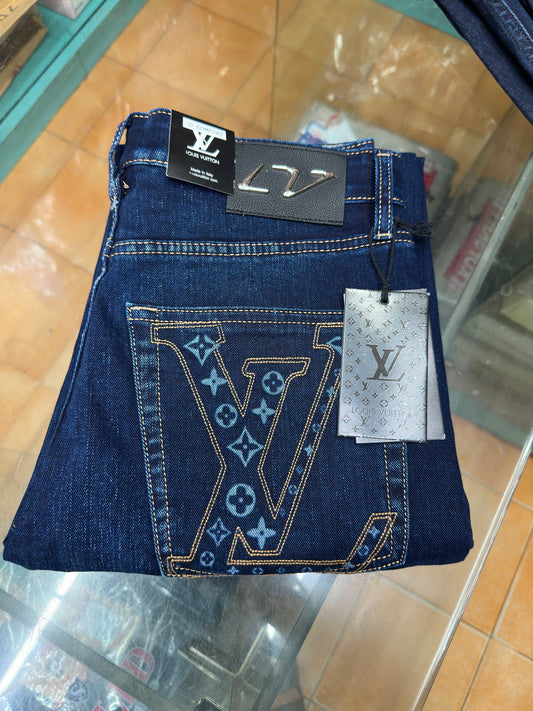 LOUIS VUITTON INK BLUE JEANS