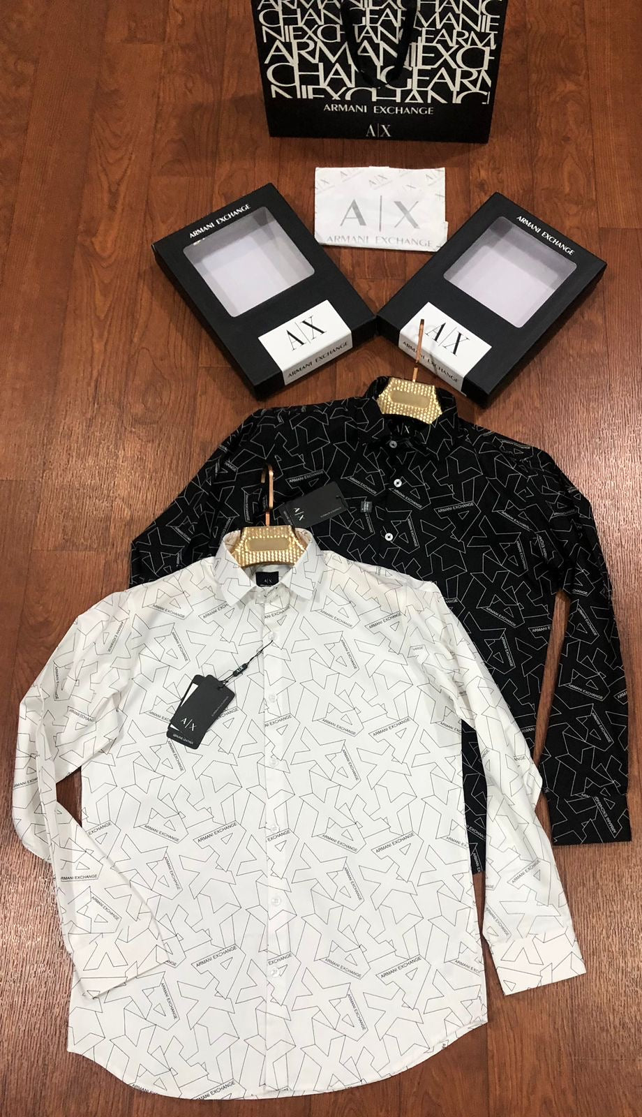 ARMANI EXCHANGE AX WHITE SHIRT