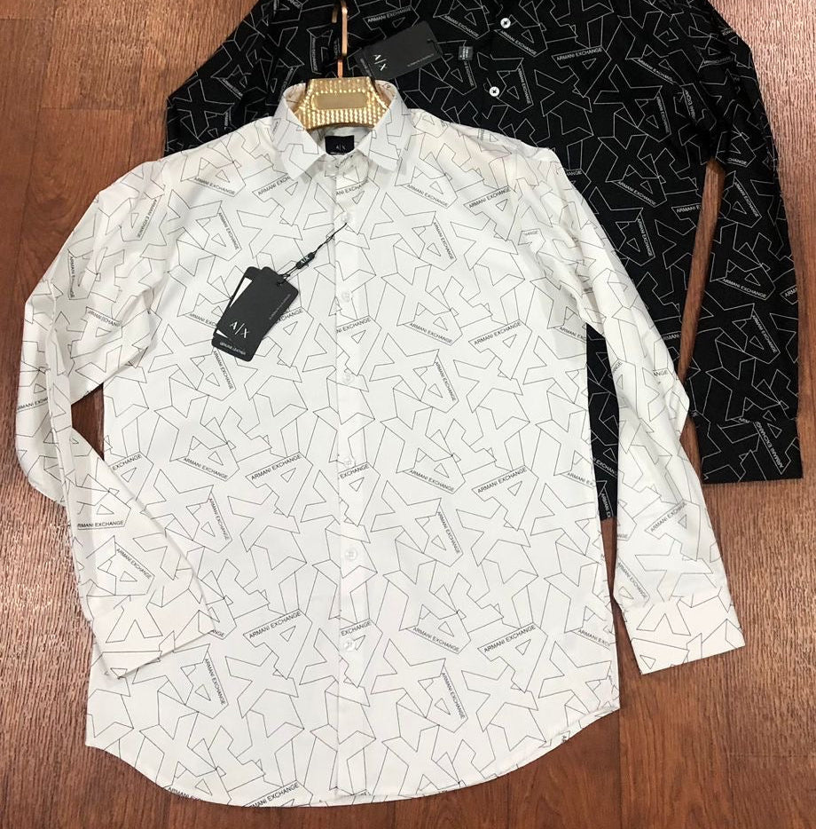 ARMANI EXCHANGE AX WHITE SHIRT