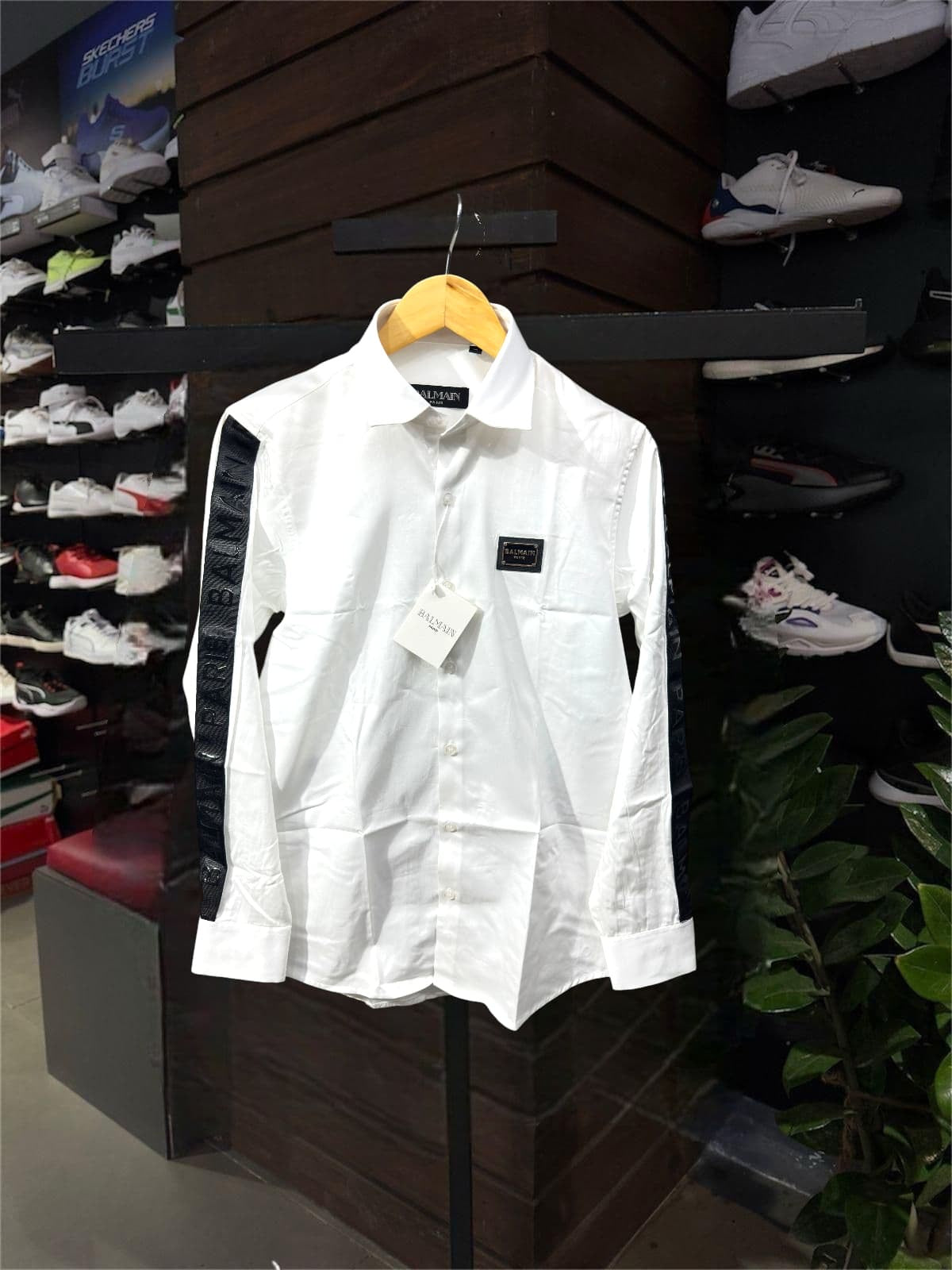 BALMAIN PARIS SIDE STRIP WHITE COLOUR