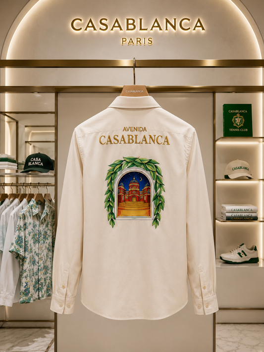 CASABLANCA PREMIUM CREAME SHIRT