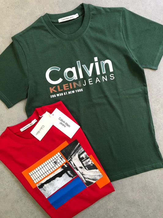 CALVIN KLEIN CK RED TSHIRT