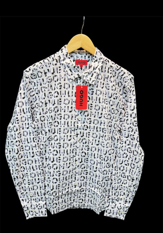 BOSS WHITE/BLACK SHIRT