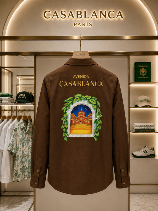 CASABLANCA PREMIUM BROWN SHIRT