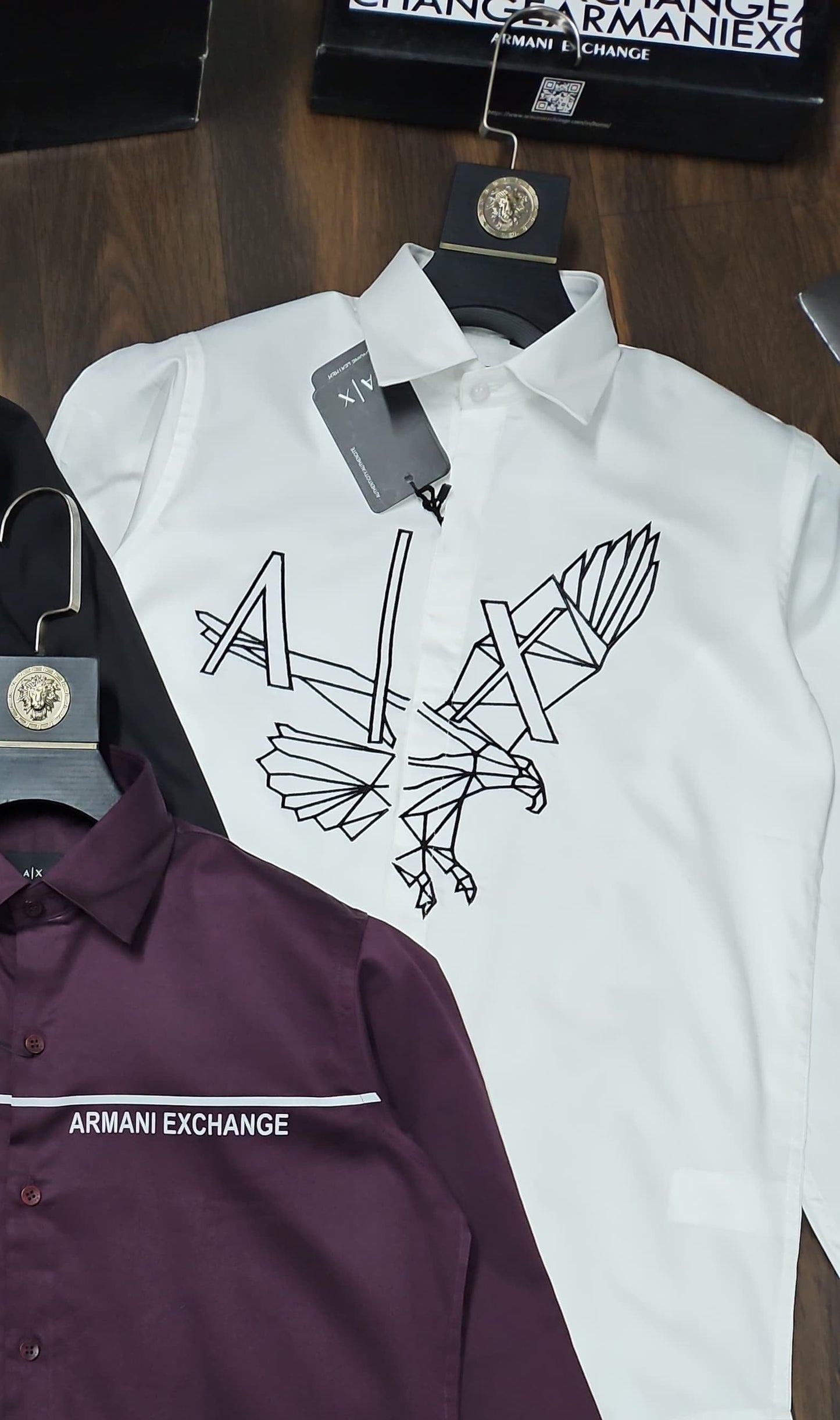 ARMANI EXCHANGE AX WHITE SHIRT