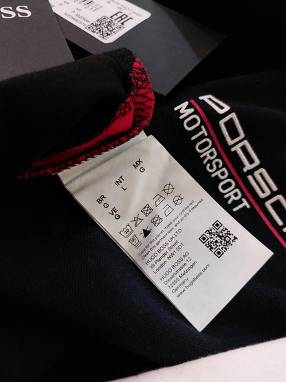 BOSS X PORSCHE POLO DARK BLUE TSHIRT