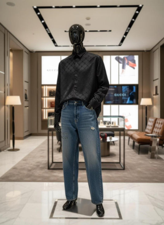 GUCCI IMPORTED FABRIC SHIRT