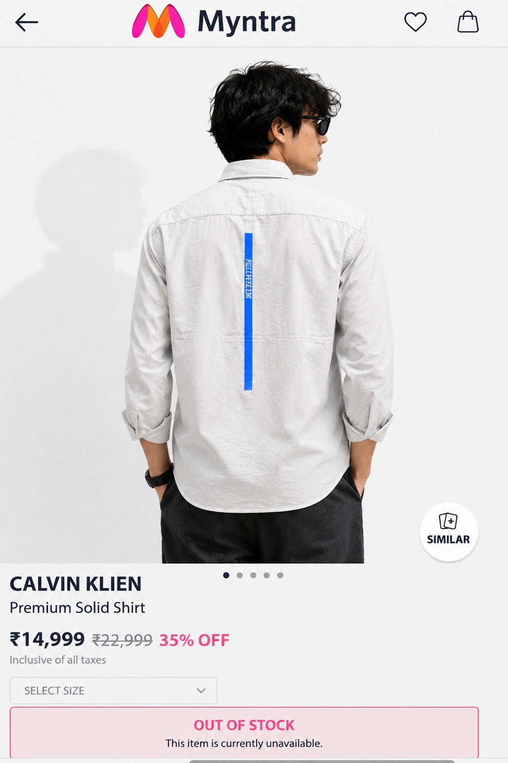 CK CALVIN KLEIN SHIRT