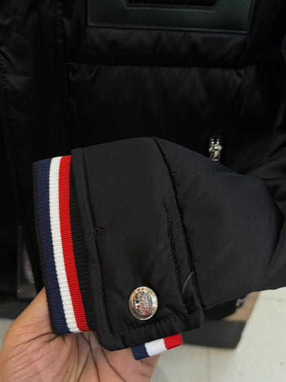 TOMMY HILFIGER BLACK JACKET DUCK FEATHER -10degree