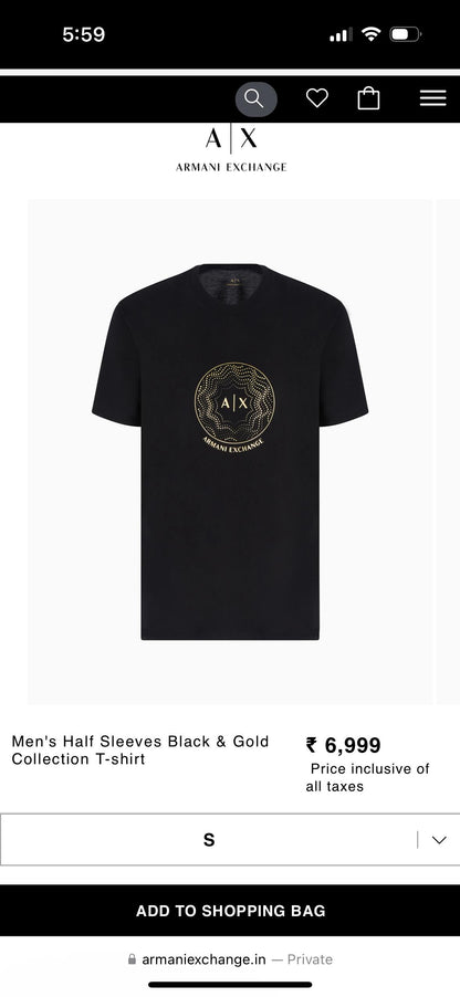 Armani Exchange tshirt
