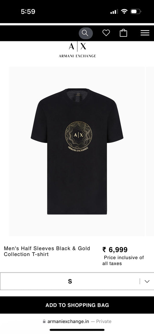 Armani Exchange tshirt