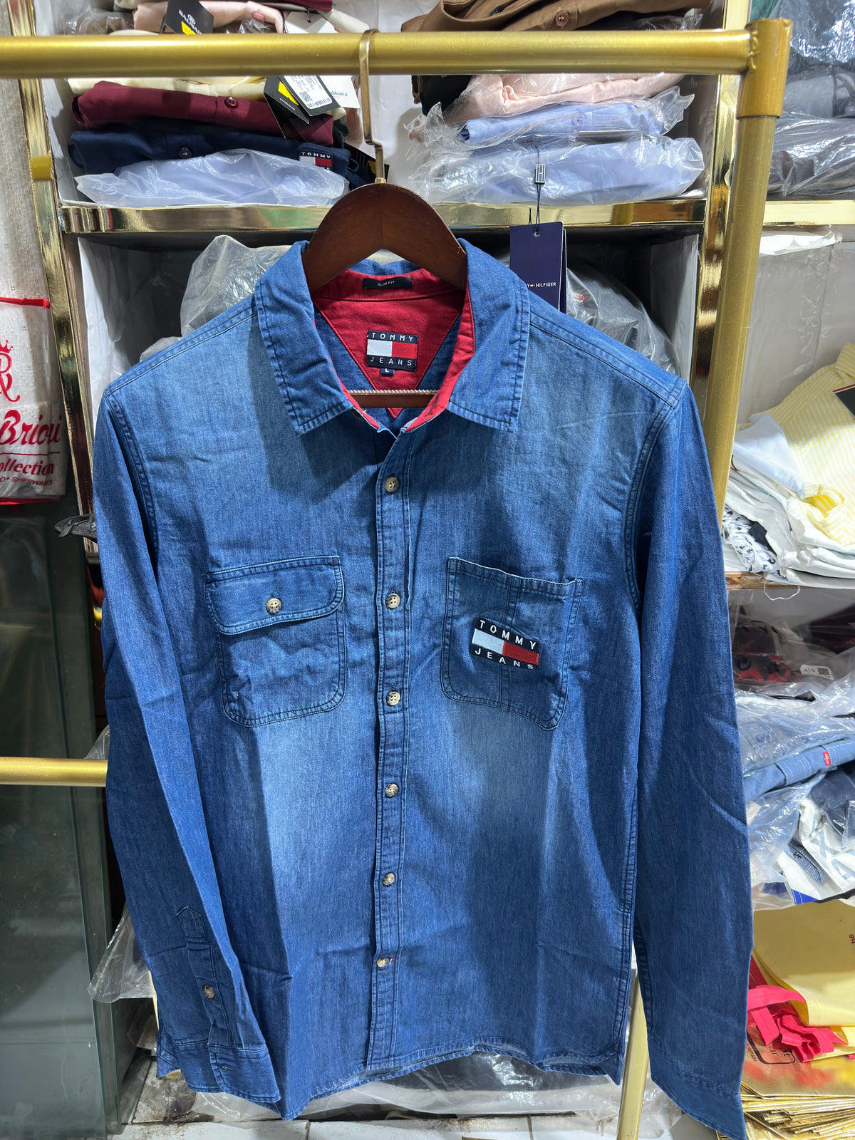 TOMMMY HILFIGR DENIM SHIRT