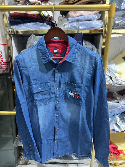 TOMMMY HILFIGR DENIM SHIRT