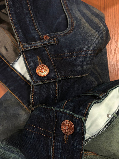 DIESEL BOOT CUT BROWNISH BLUE