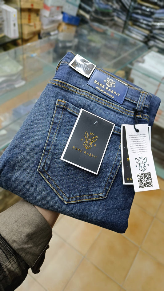 RARE RABBIT GREENISH BLUISH WASH JEANS