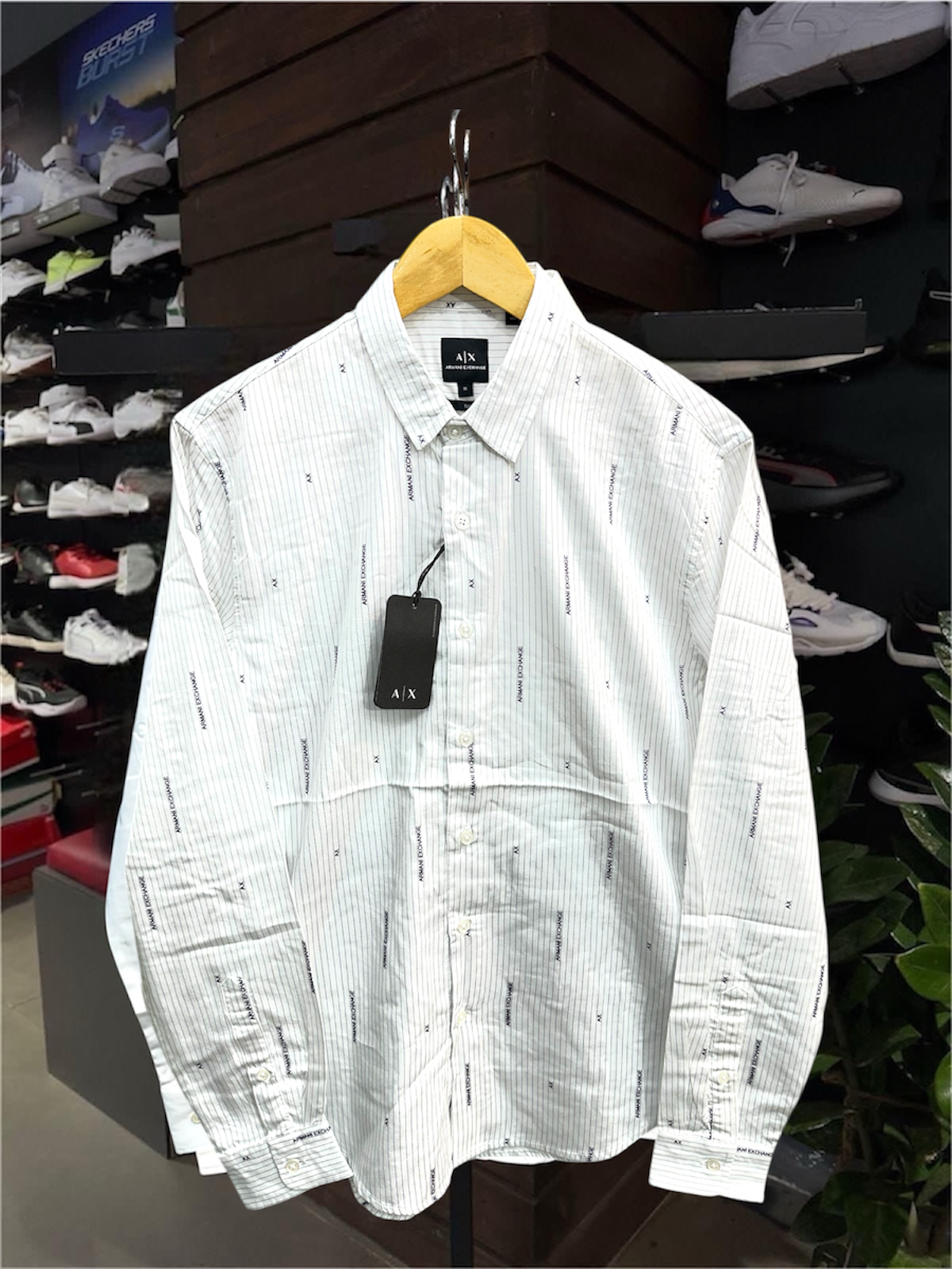 ARMANI EXCHANGE AX WHITE SHIRT