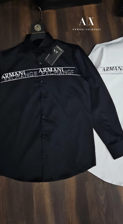 ARMANI EXCHANGE AX BLACKSHIRT