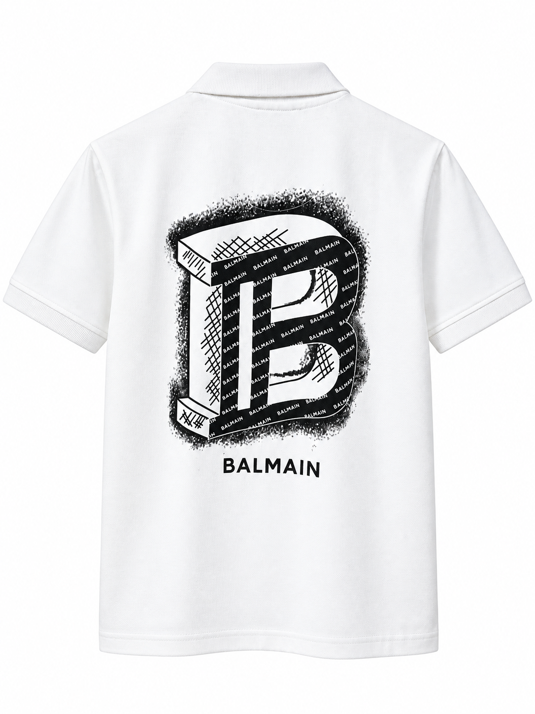 BALMAN PARIS WHITE TSHIRT