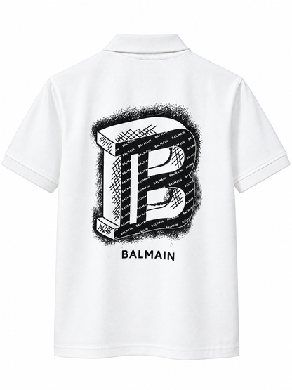 BALMAN PARIS WHITE TSHIRT