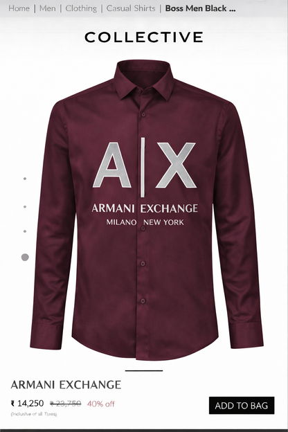 ARMANI EXCHANGE SHIRT