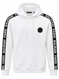 BALMAIN PARIS MEN'S PREMIUM WHITE HOODIE