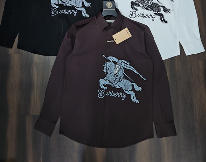 BURBERRY BROWN SHIRT