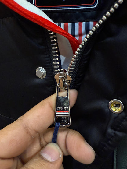 TOMMY HILFIGER BLACK JACKET DUCK FEATHER -10degree