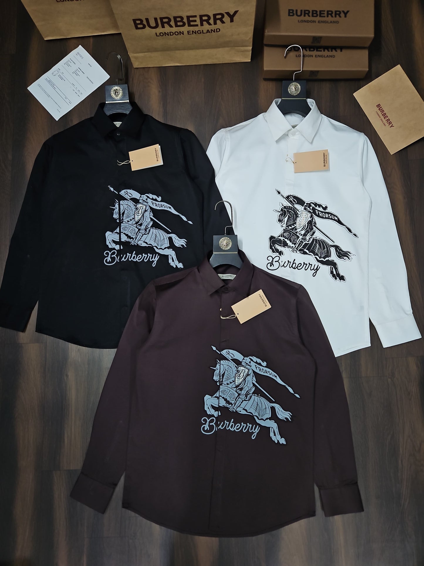 BURBERRY DAIMOND WHITE SHIRT