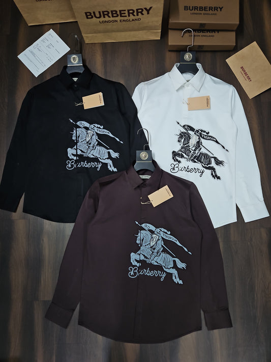 BURBERRY DAIMOND BROWN SHIRT