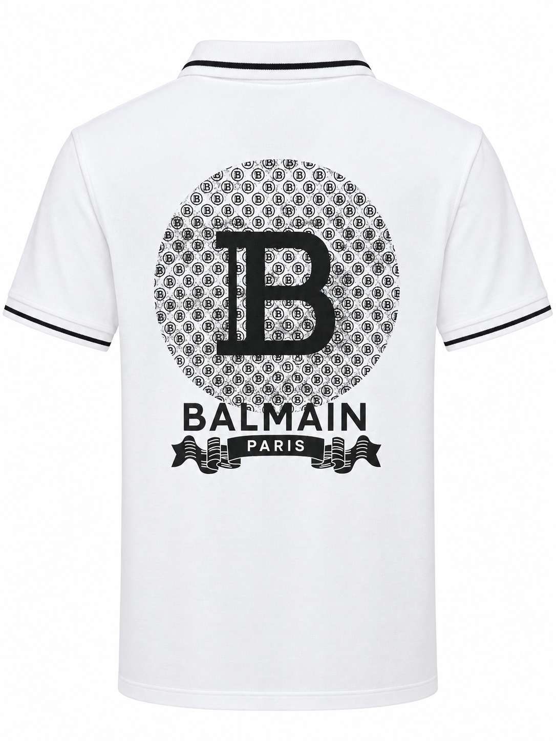 BALMAN PARIS WHITE TSHIRT