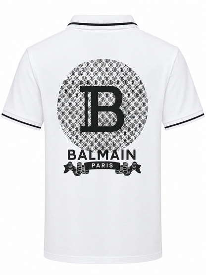 BALMAN PARIS WHITE TSHIRT