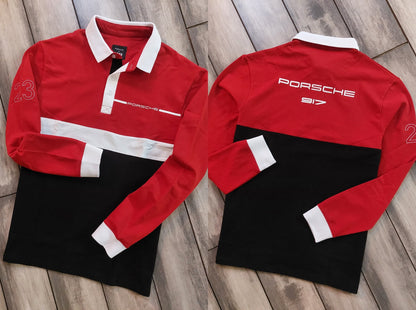 BOSSS PORSCHE POLO FULL SLEEVE TSHIRT