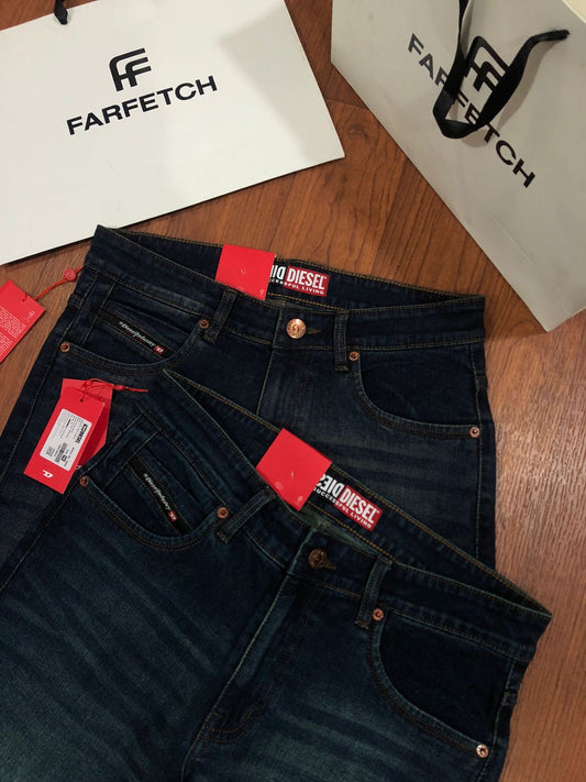 DIESEL BOOT CUT GREENISH BLUE JEANS