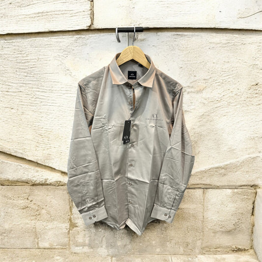 ARMANI EXCHANGE AX GREY SHIRT