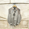 ARMANI EXCHANGE AX FRONT BUTTON PRINT LIGHT METTALIC SHIRT