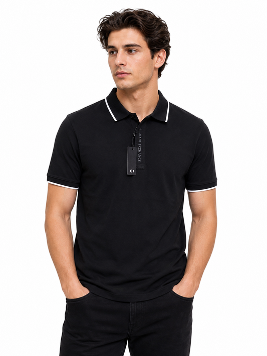 ARMANI EXCHANGE BLACK T-SHIRT