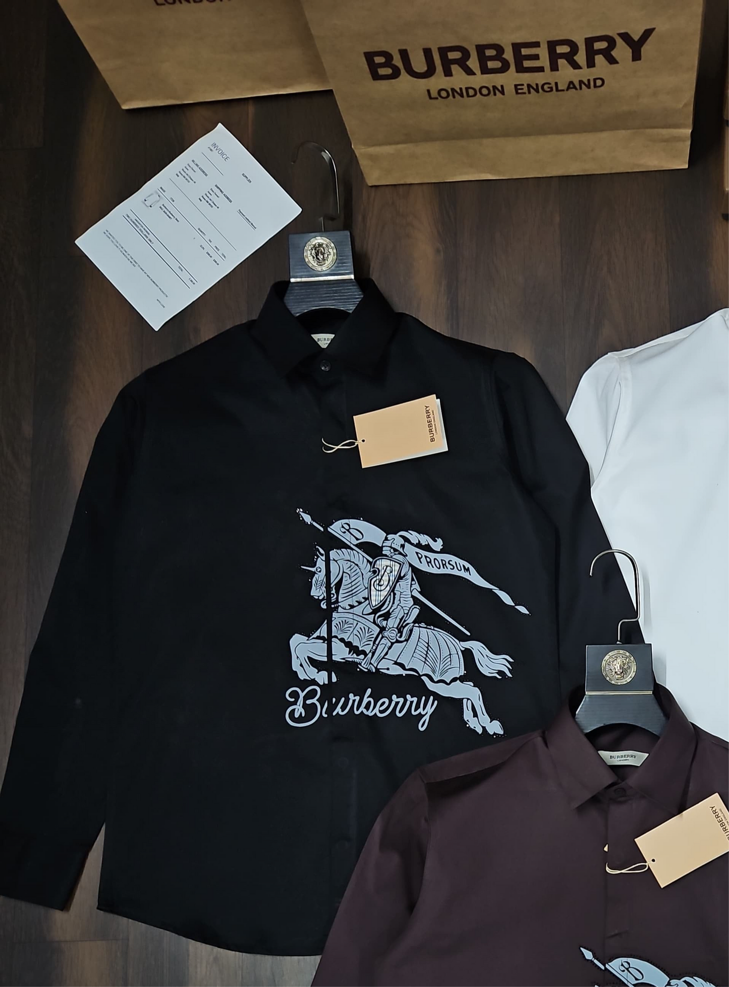 BURBERRY BLACK SHIRT