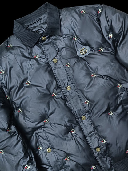 GUCCI JACKET EBRODIERY LOGO IMPORTED DUCK FEATHER -10 degree
