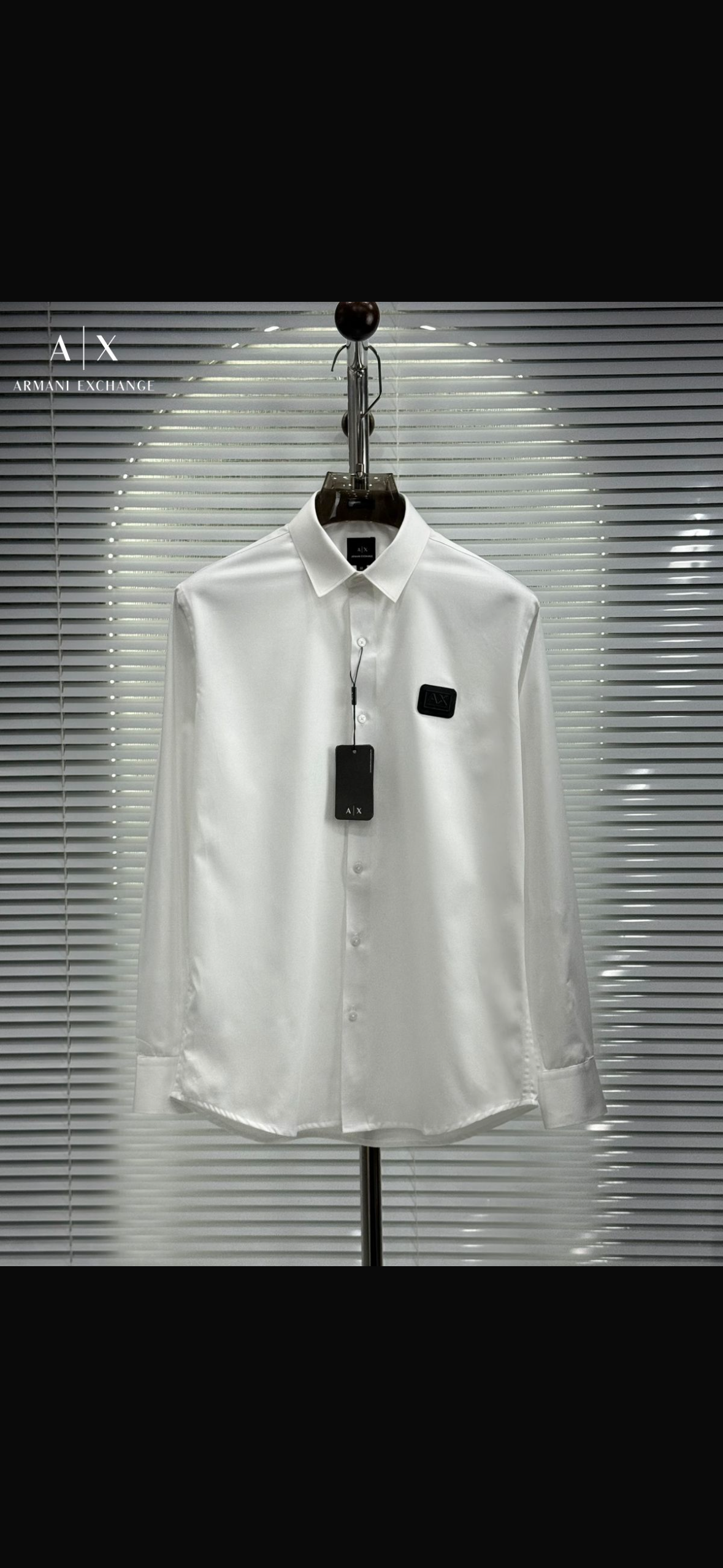 ARMANI EXCHANGE AX WHITE SHIRT