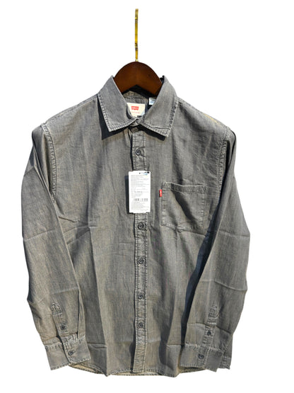 LEVI,s SILKY DENIM GREY SHIRT