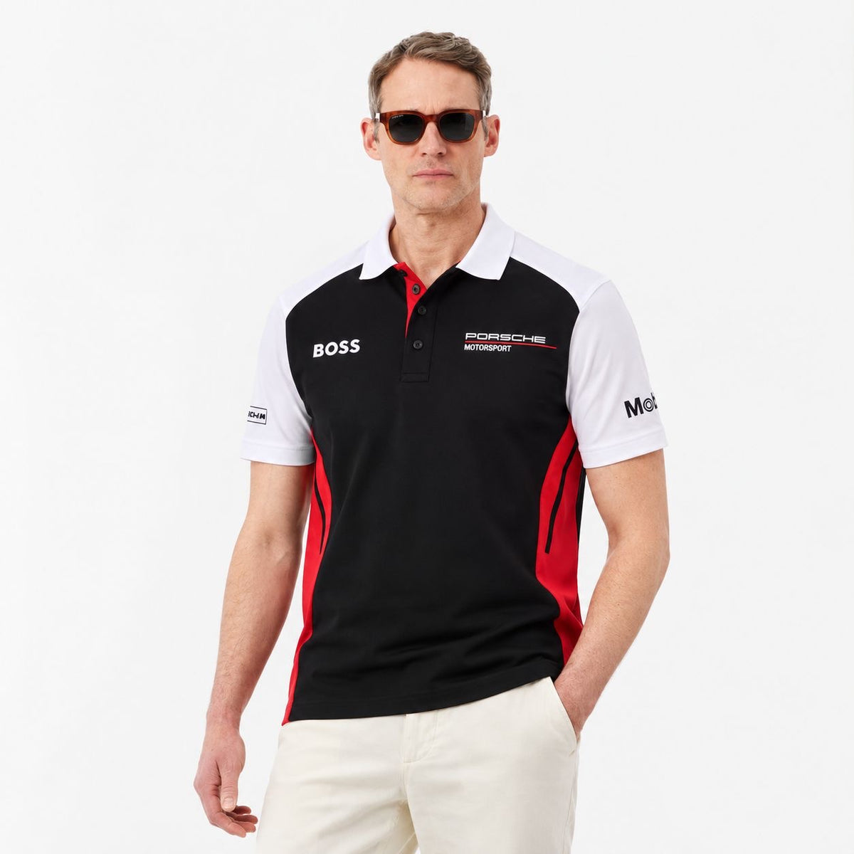 BOSS X PORSCHE POLO DARK BLUE TSHIRT