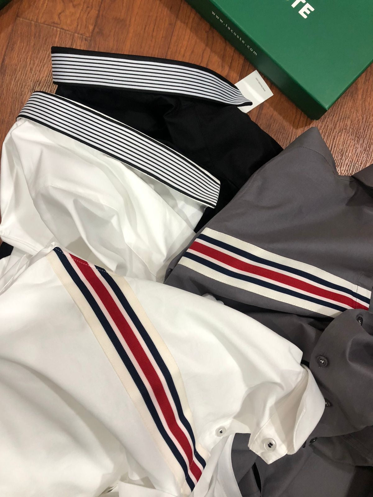 LACOSTE MAHROON SHIRT