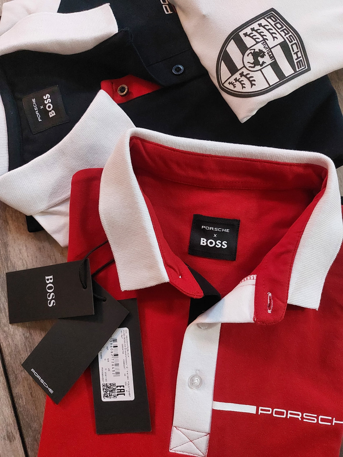 BOSSS PORSCHE POLO FULL SLEEVE TSHIRT